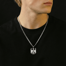 Deutschland Wappen Kette V2 | Herren - Edelstahl