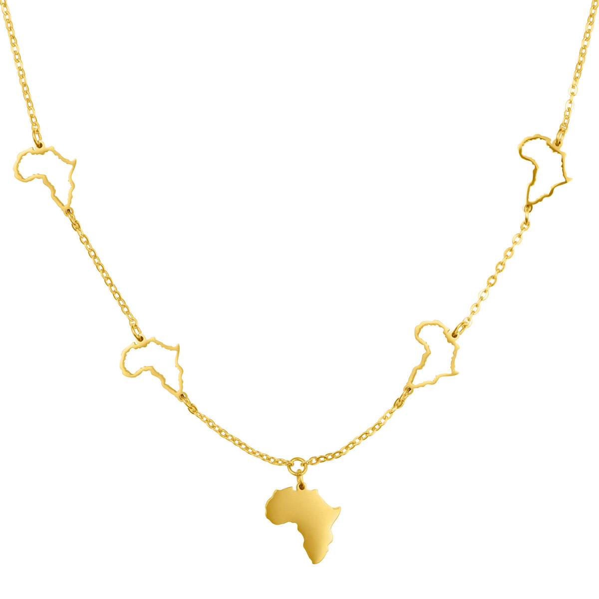 Afrika Damenkette Gold