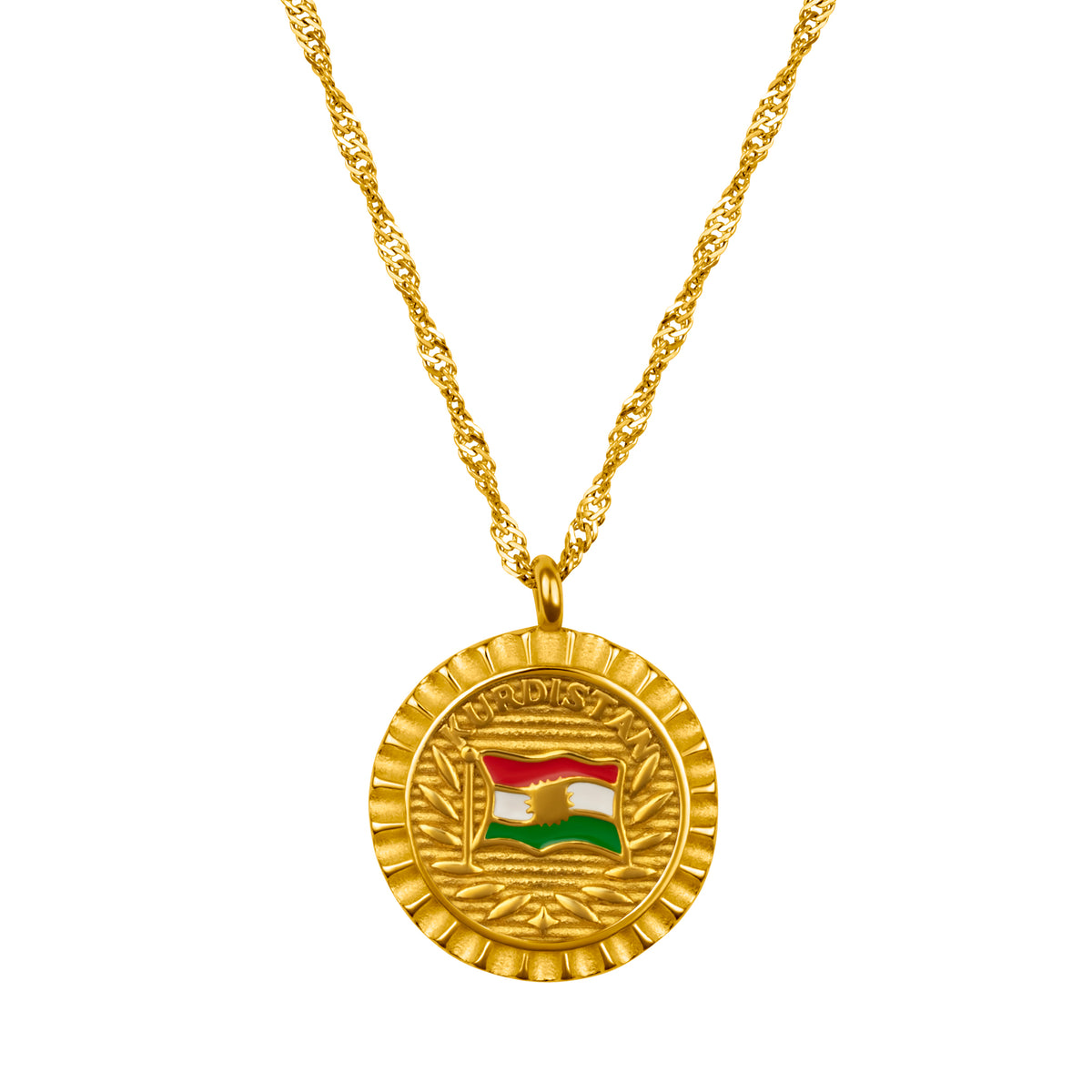 Kurdistan Flag Necklace | Women