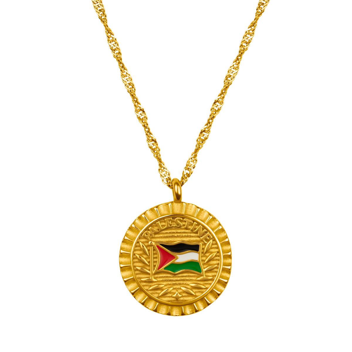Palestine Flag Necklace | Women