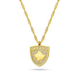 Kosovo Emblem Necklace for Women Gold-plated | d'origine