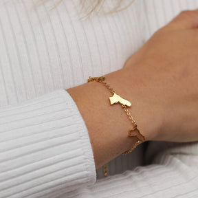 Kurdistan Landkarten Armband | Unisex