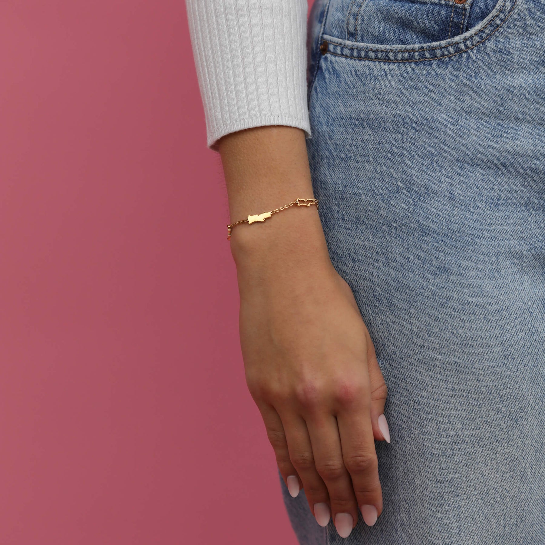 Portugal Landkarten Armband | Unisex