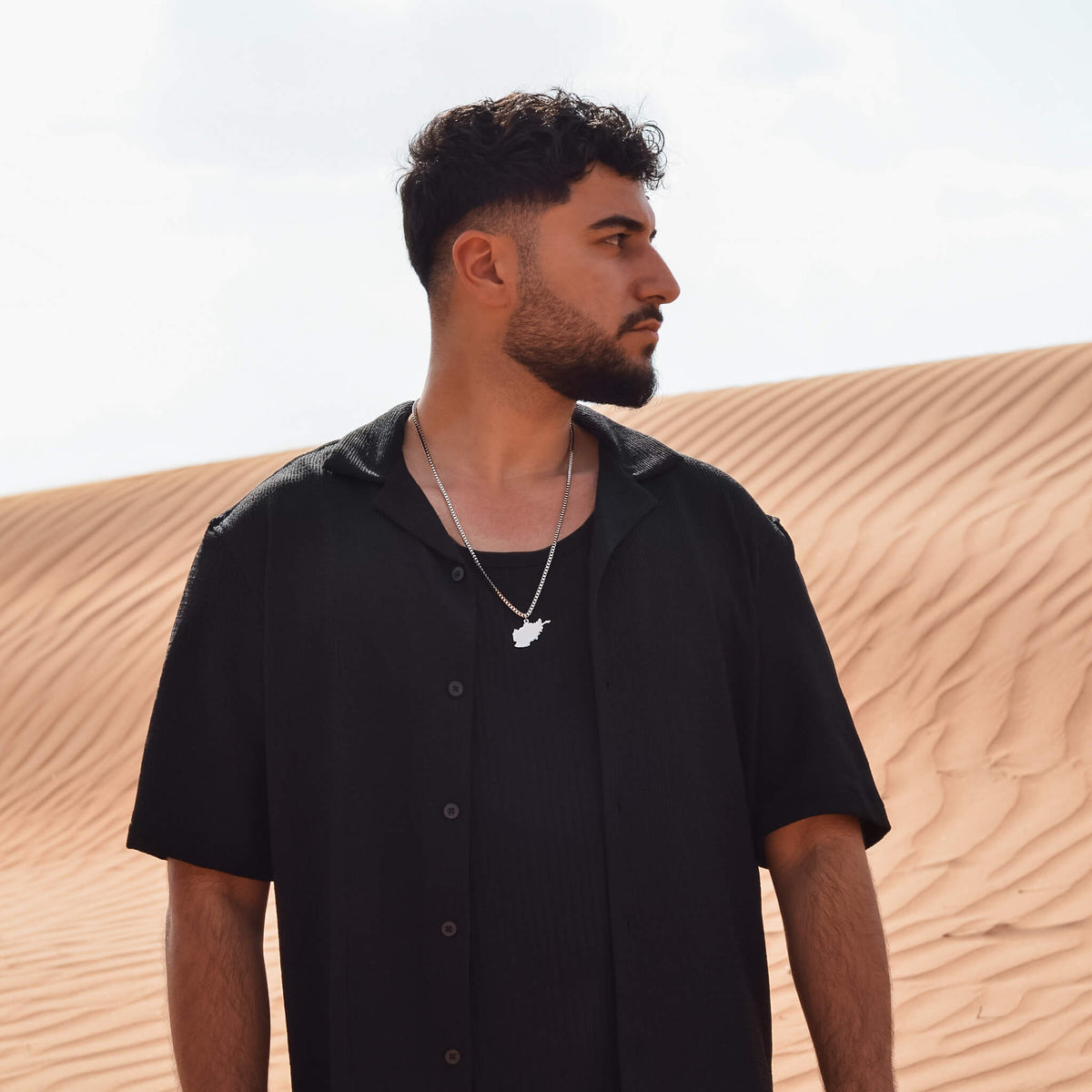 Afghanistan Herrenkette Silber