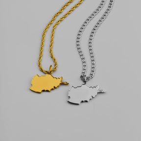 Afghanistan Landkartenkette Matt | Herren