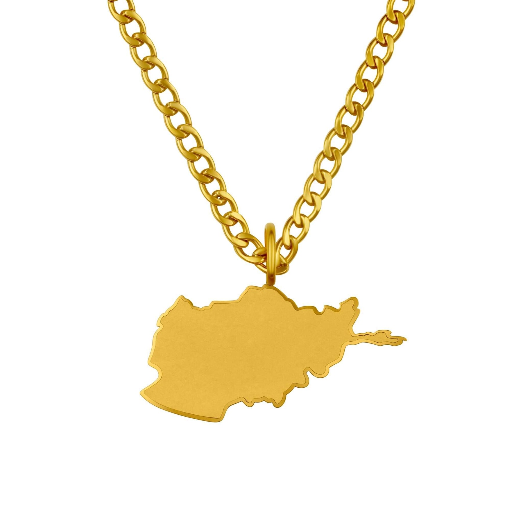 Afghanistan Landkartenkette Matt | Herren