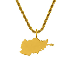 Afghanistan Landkartenkette Matt | Herren