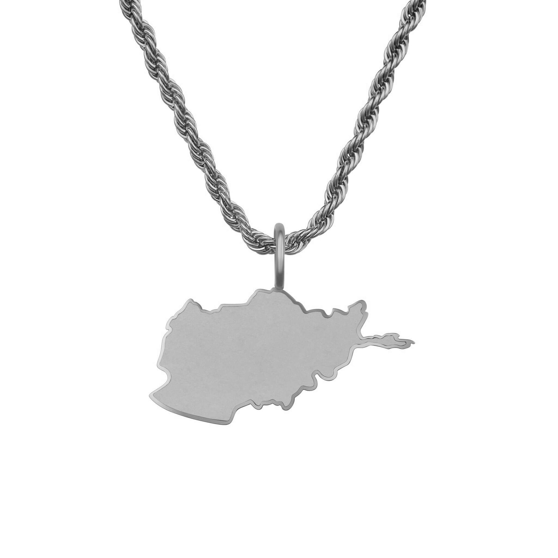 Afghanistan Landkartenkette Matt | Herren