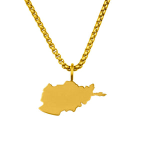 Afghanistan Landkartenkette Matt | Herren