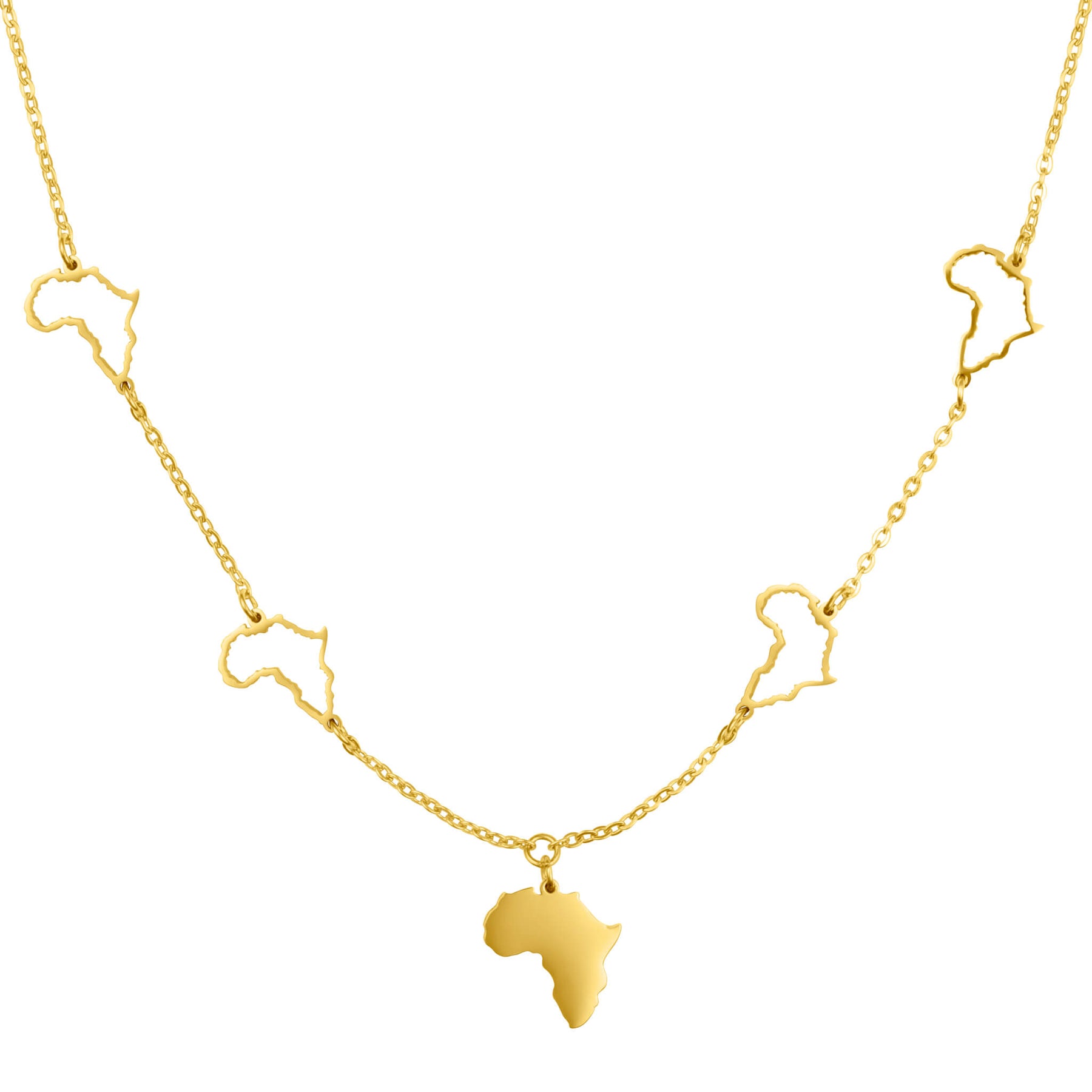 Afrika Damenkette Gold