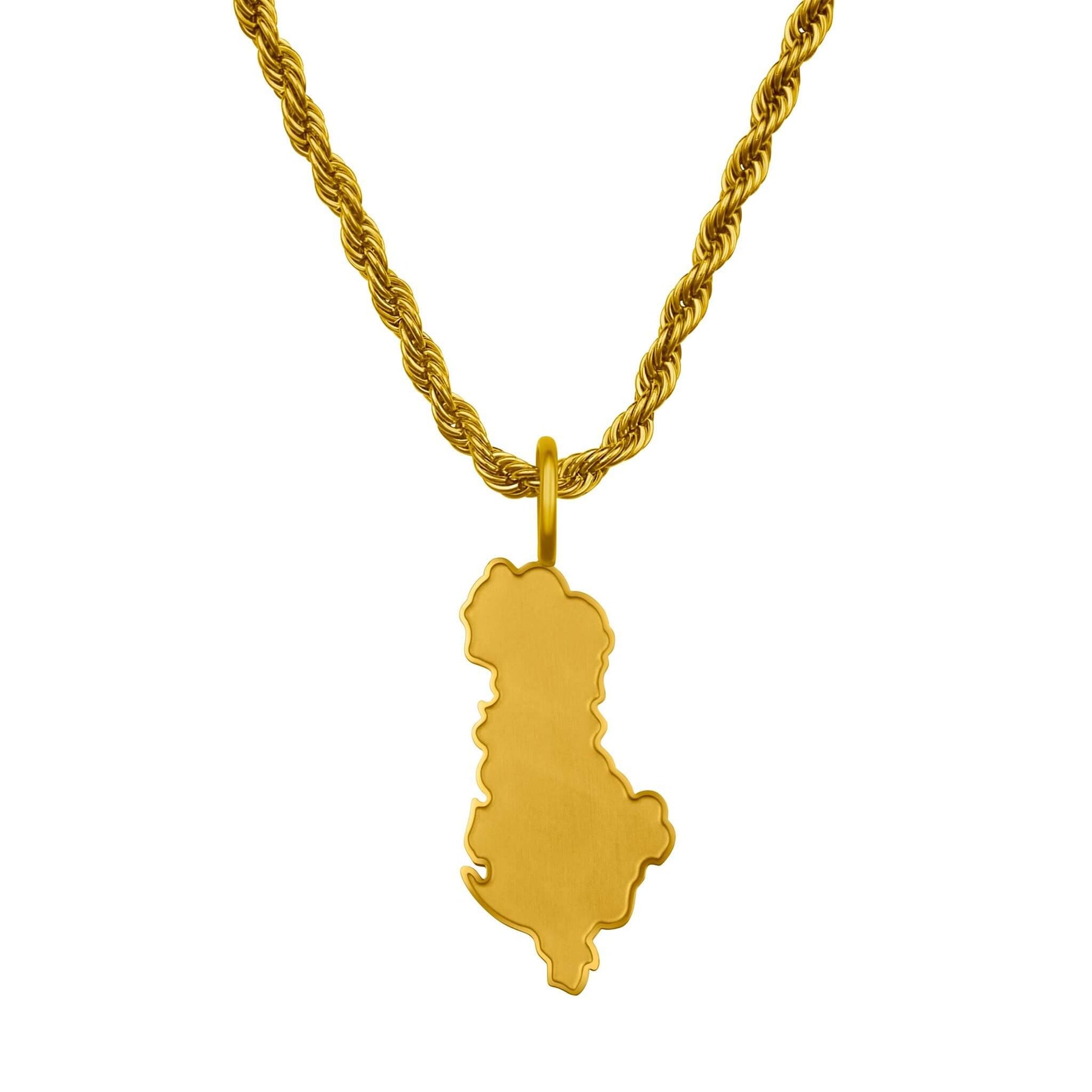 Albanien Landkartenkette Matt | Herren