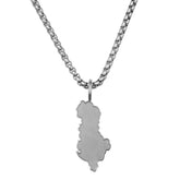 Albanien Landkartenkette Matt | Herren