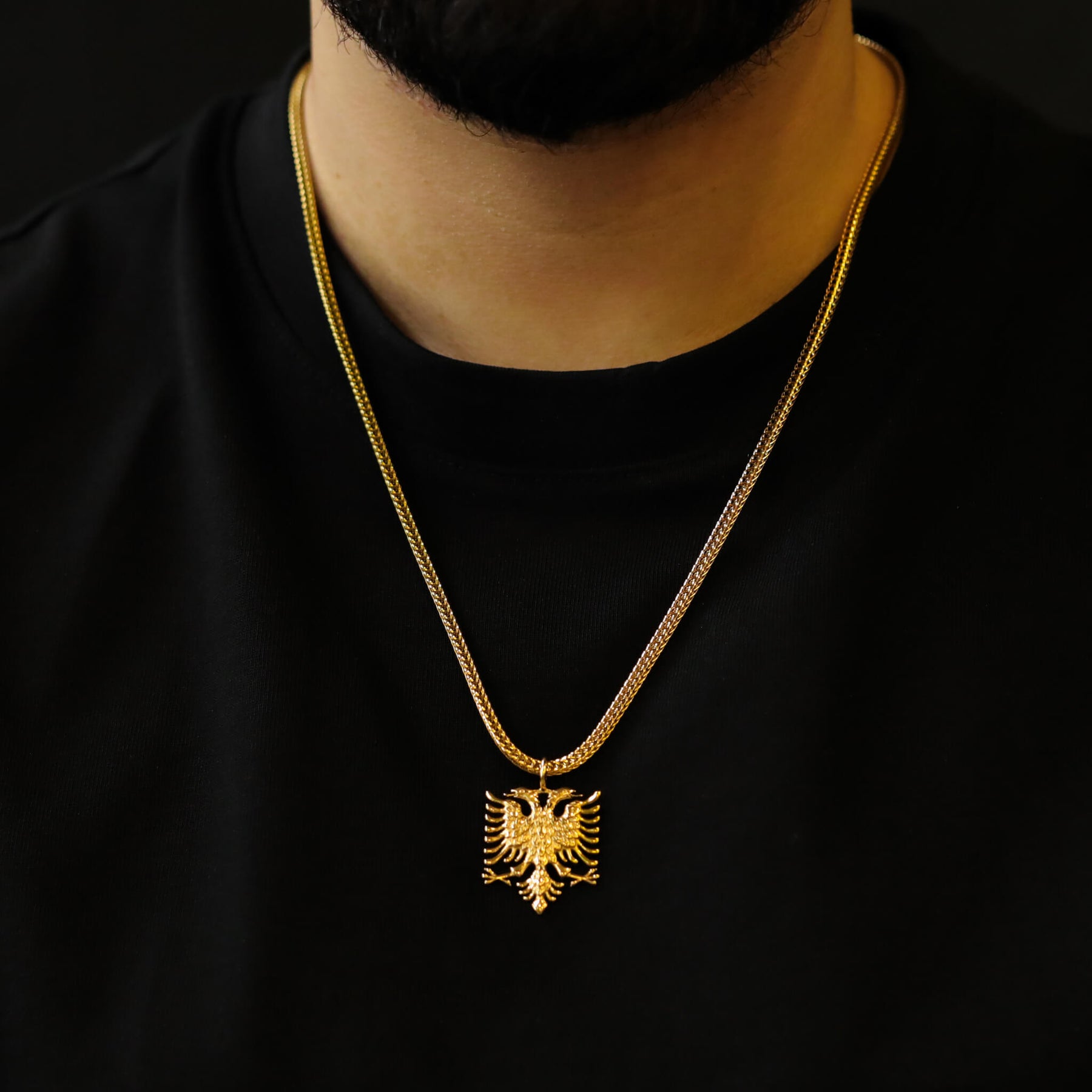 Albanien Gold Kette Adler