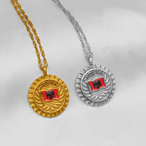 Albanien Flaggen Kette | Damen