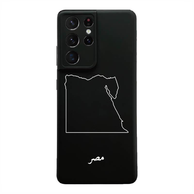 Egypt phone case for Samsung Galaxy S22 – back with map and Arabic lettering