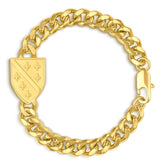 Bosnia Emblem Bracelet Men 18K Gold – Ljiljan Lily