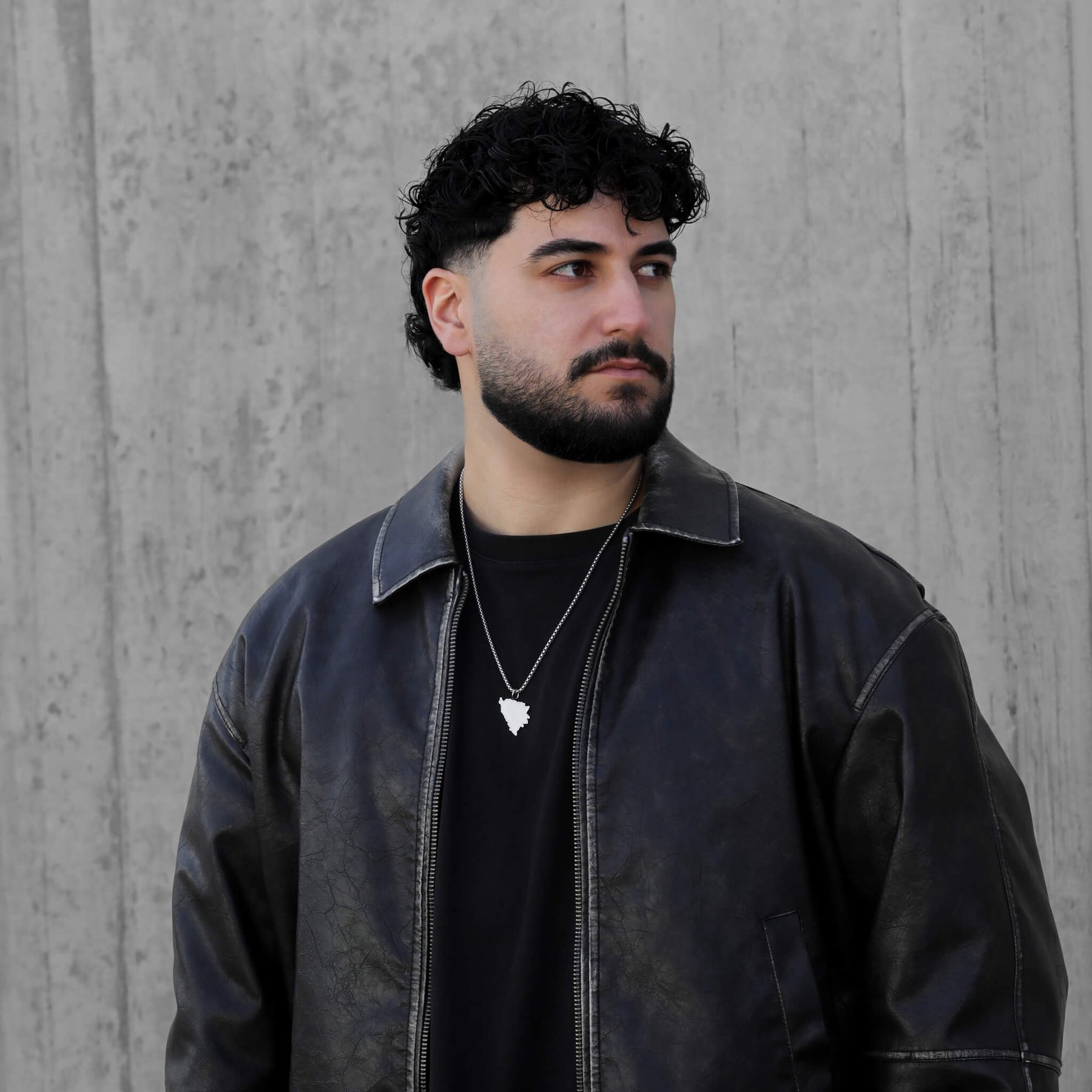 Bosnien Landkartenkette Matt | Herren