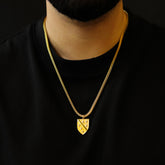 Bosnien Wappen Kette Herren am Model