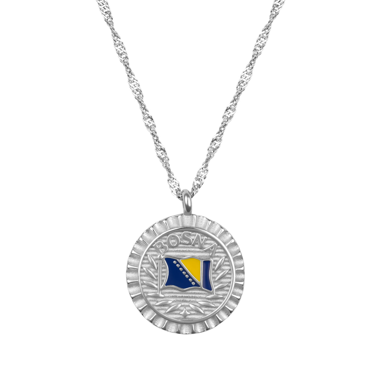 Bosnien Flaggen Kette | Damen