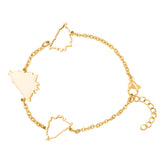 Bosnien Landkarten Armband | Unisex