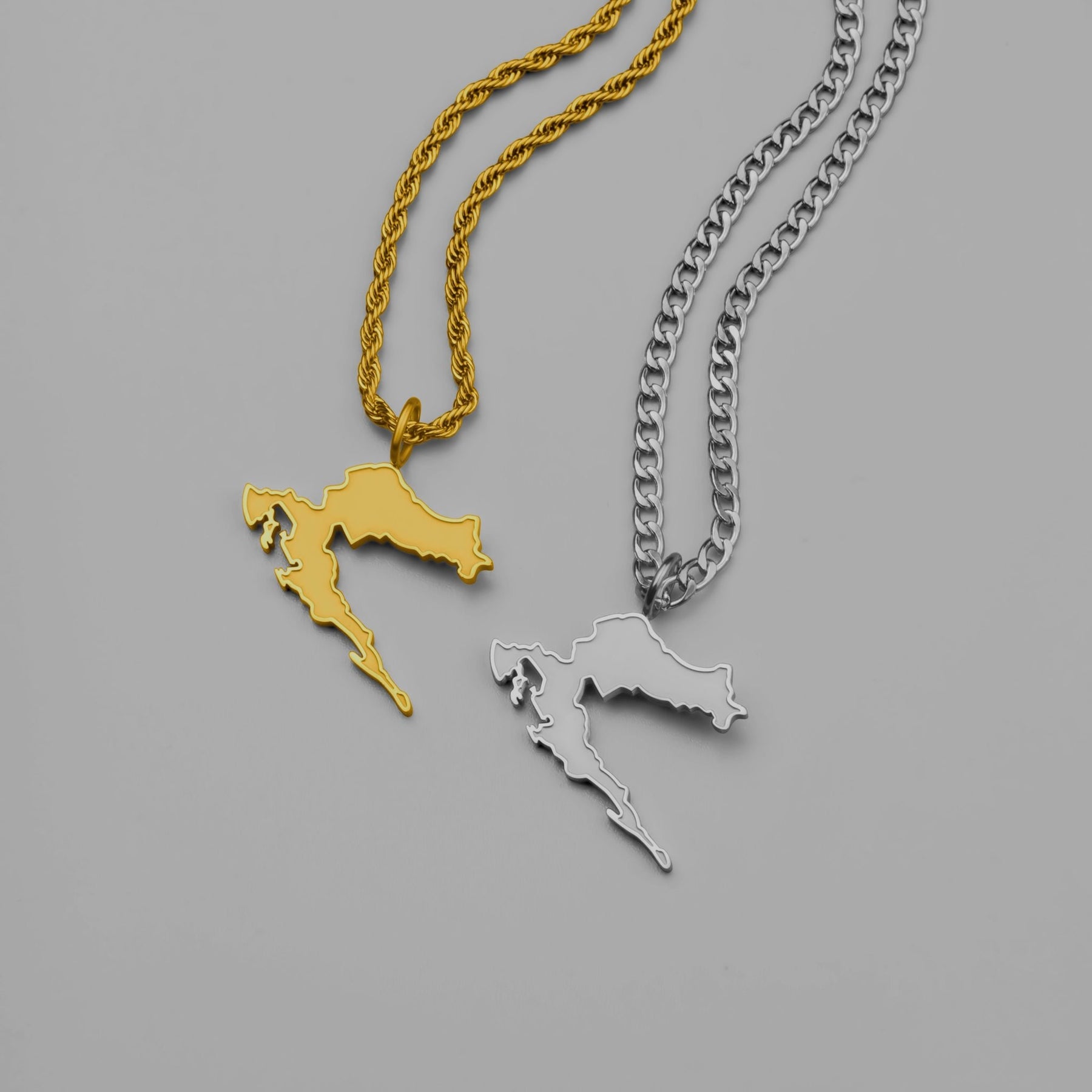 Kroatien Landkartenkette Matt | Herren