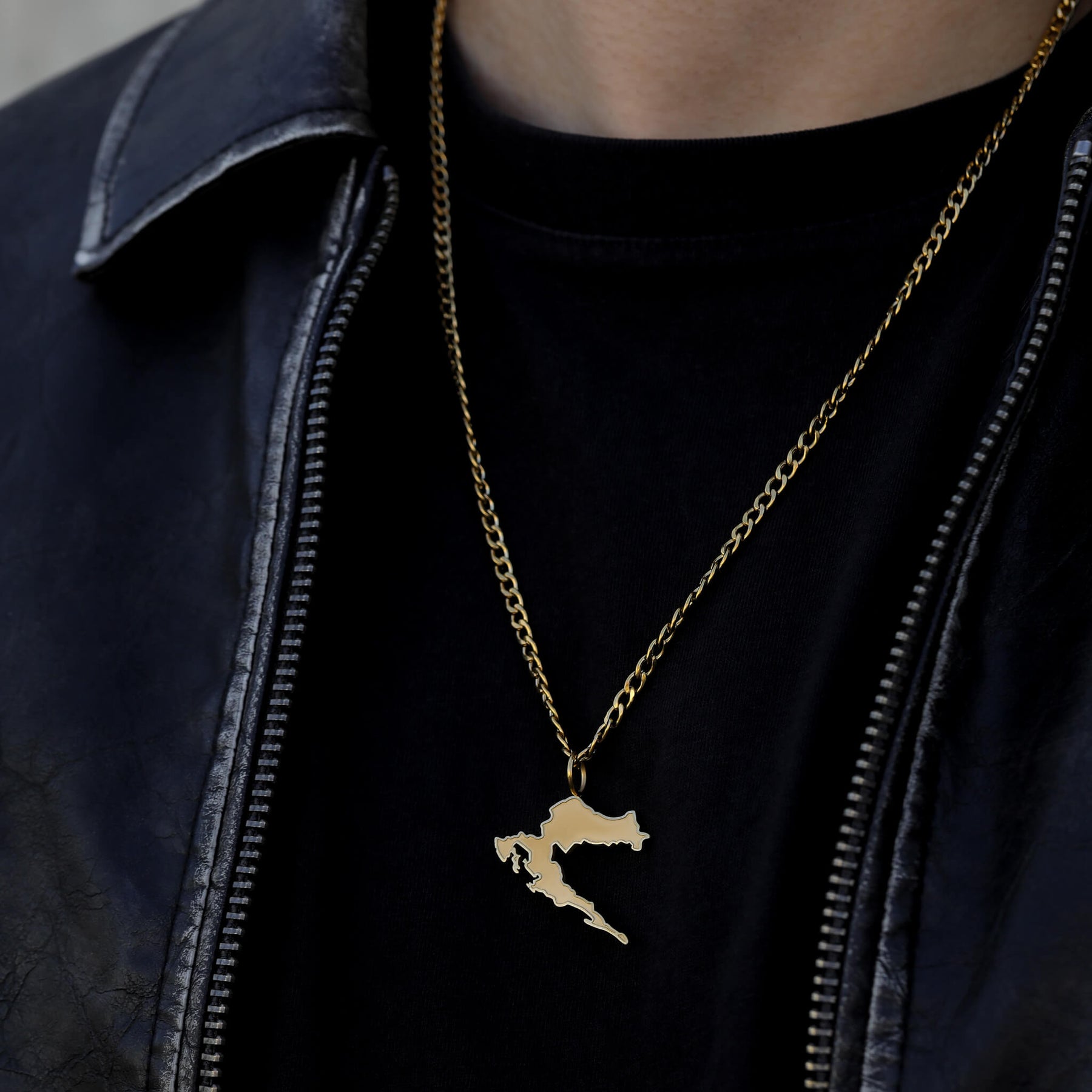 Kroatien Landkartenkette Matt | Herren