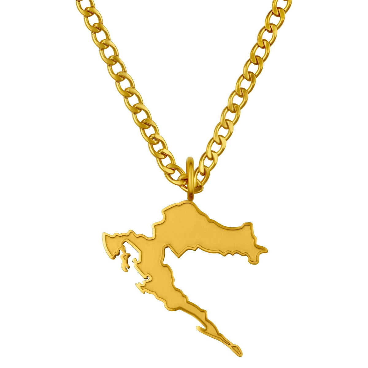 Kroatien Landkartenkette Matt | Herren