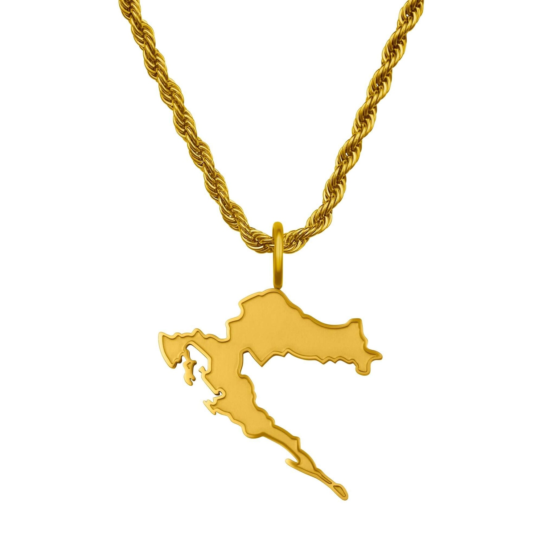 Kroatien Landkartenkette Matt | Herren