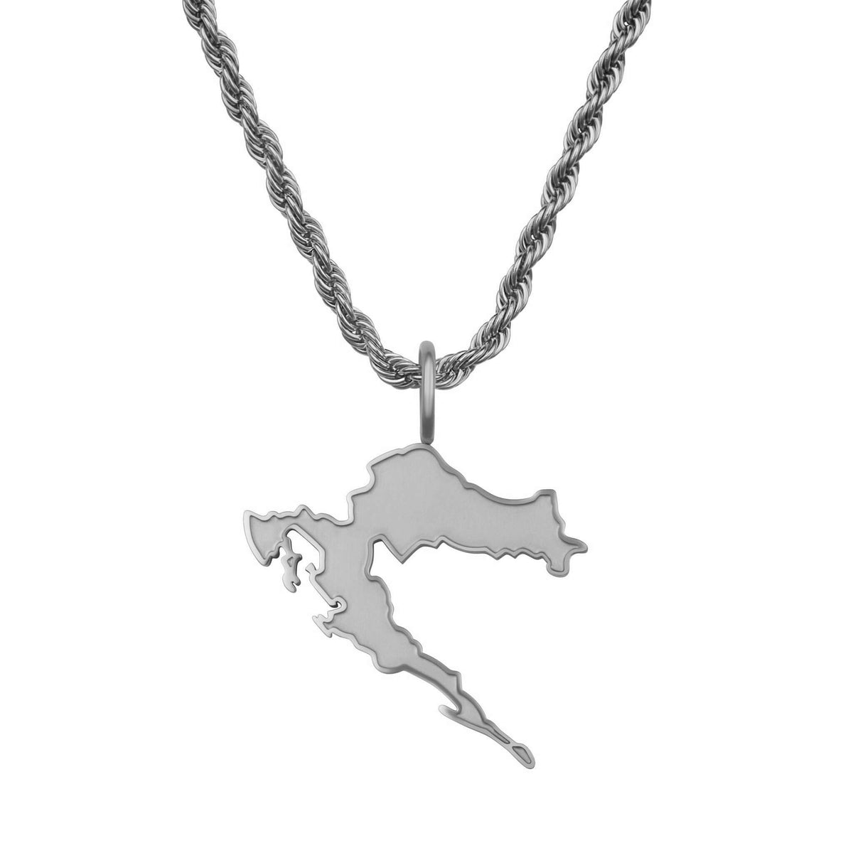 Kroatien Landkartenkette Matt | Herren
