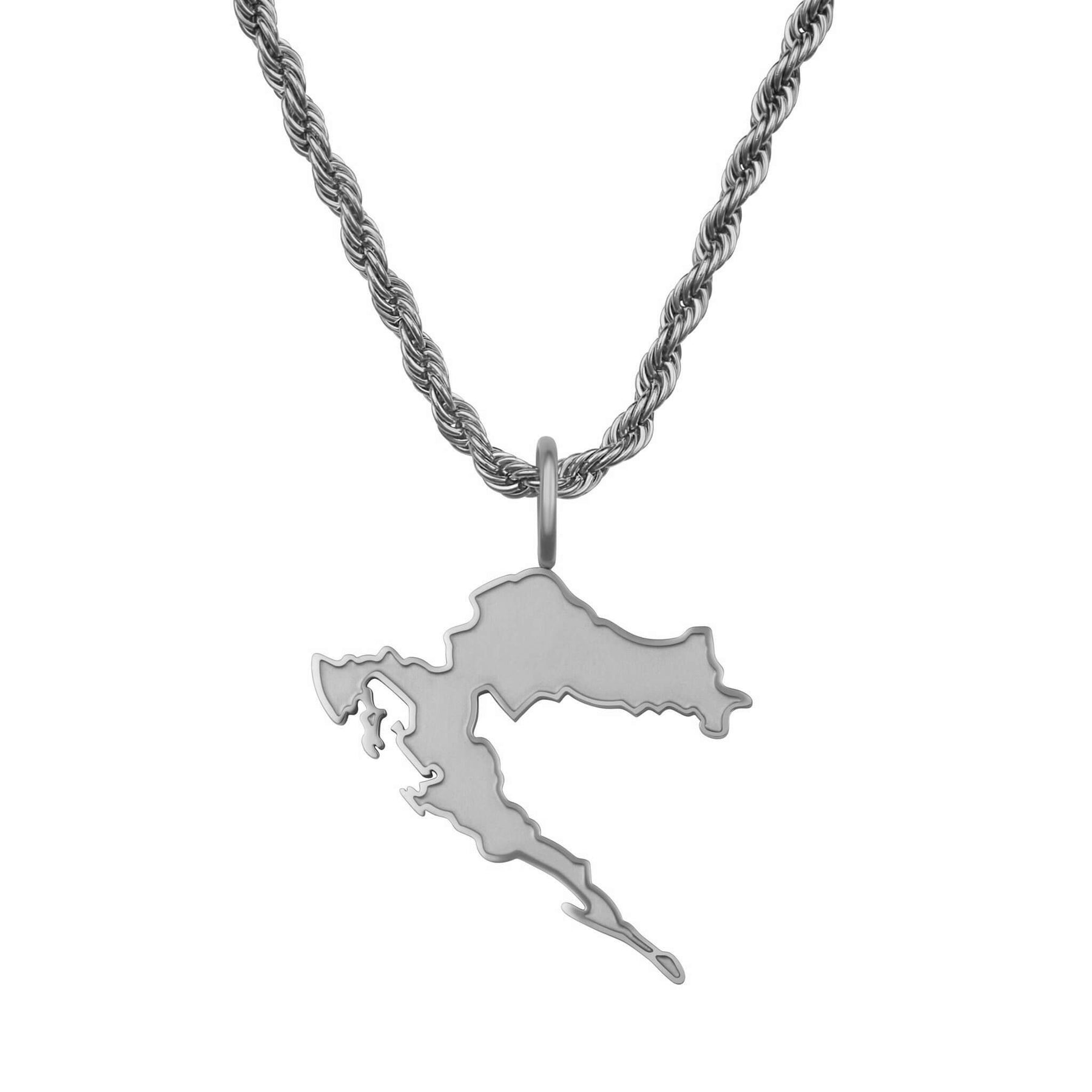 Kroatien Landkartenkette Matt | Herren