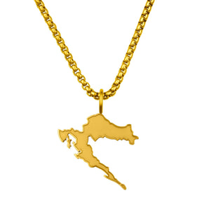 Kroatien Landkartenkette Matt | Herren