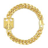 Deutschland Wappen Armband Herren 18K Gold – Bundesadler