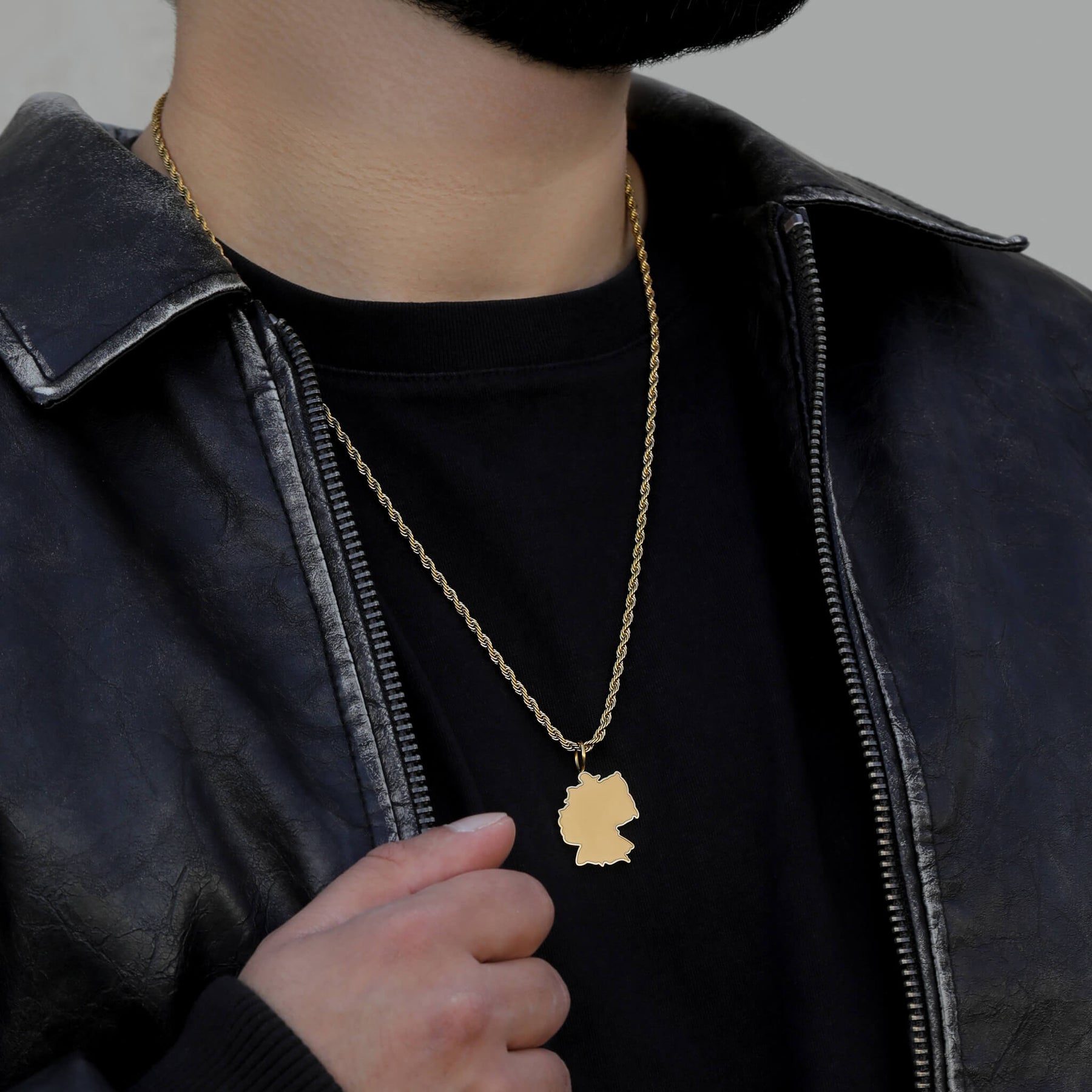 Deutschland Landkartenkette Matt | Herren