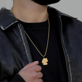 Deutschland Landkartenkette Matt | Herren