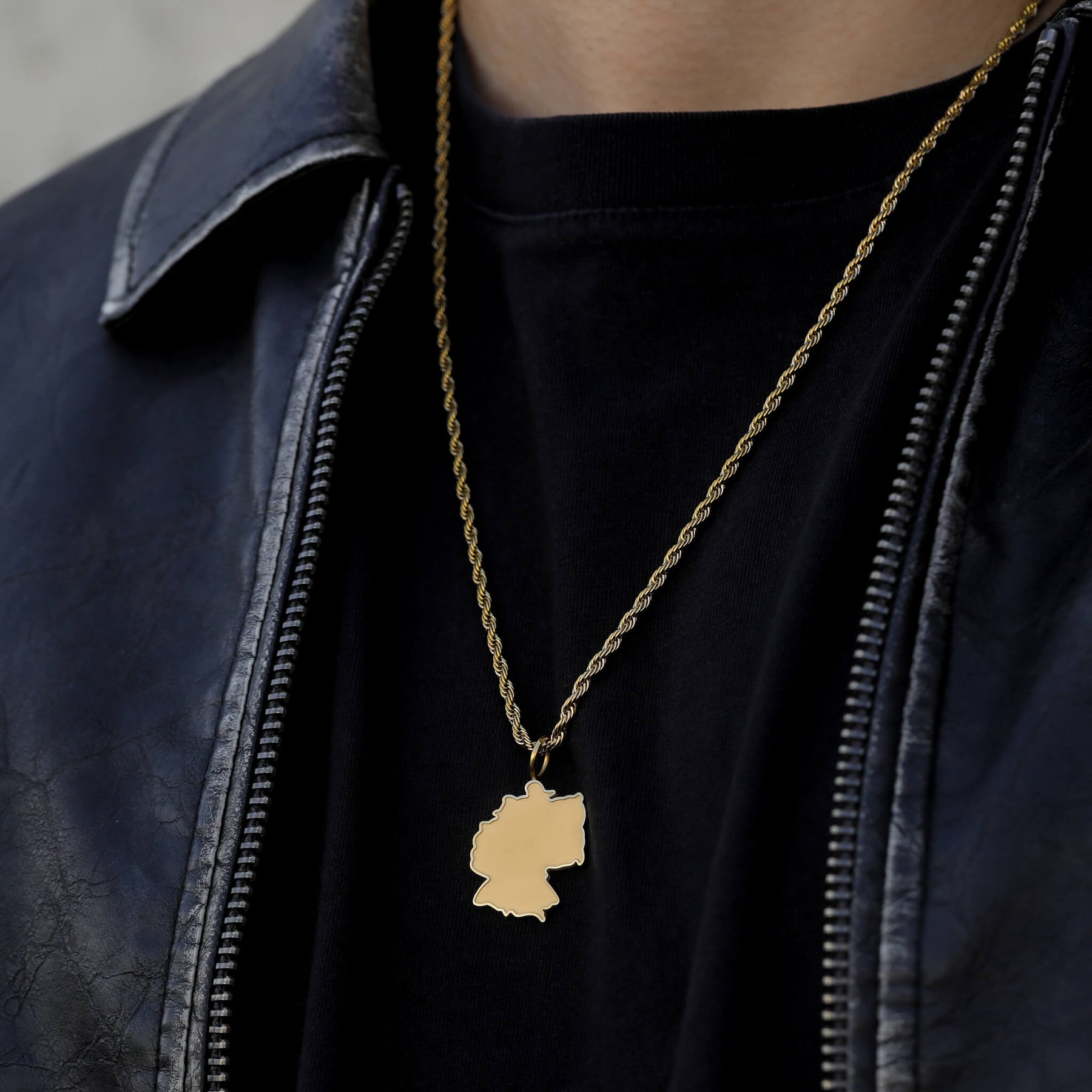 Deutschland Landkartenkette Matt | Herren