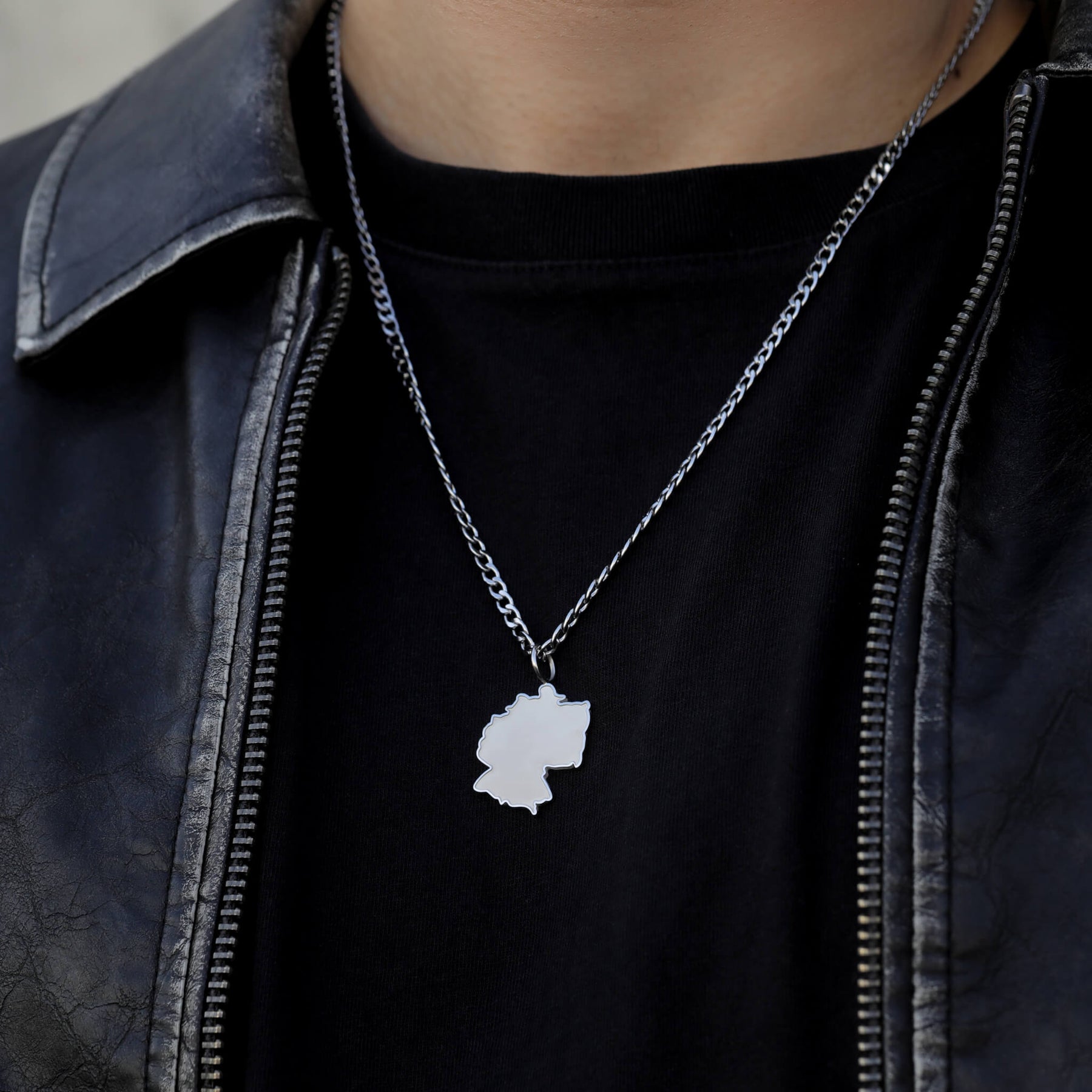 Deutschland Landkartenkette Matt | Herren
