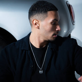 Deutschland Adler Kette - Tragebild