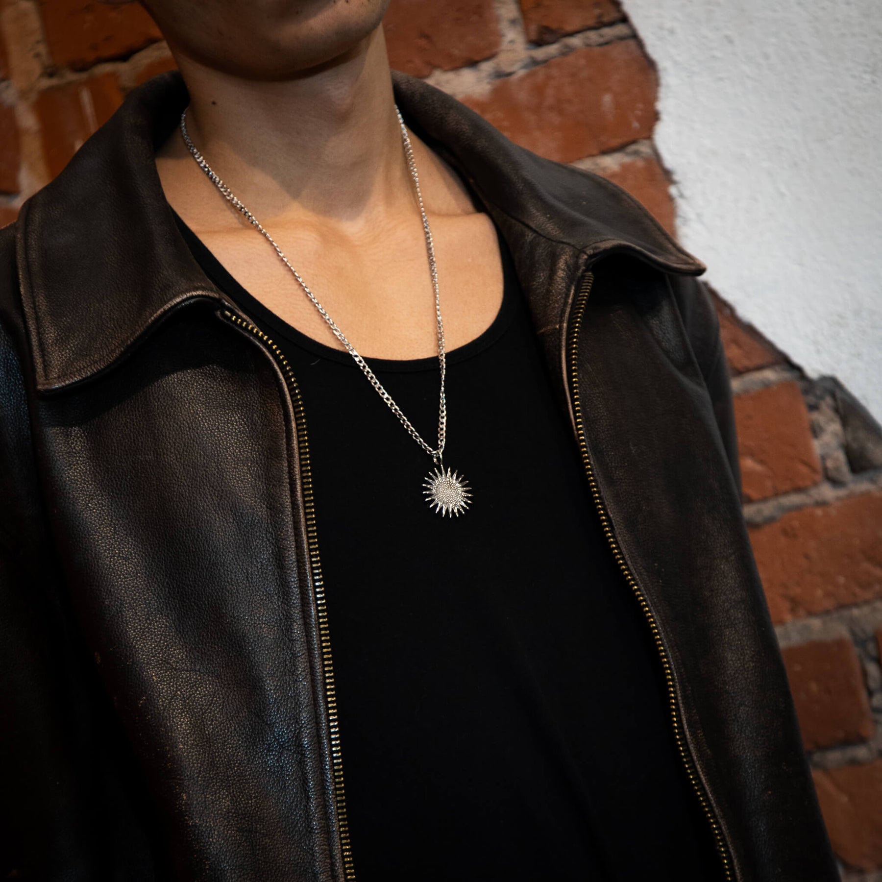 Kurdistan Kette Silber - Tragebild