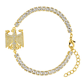 Germany Emblem Bracelet Women Gold-Plated | d'origine