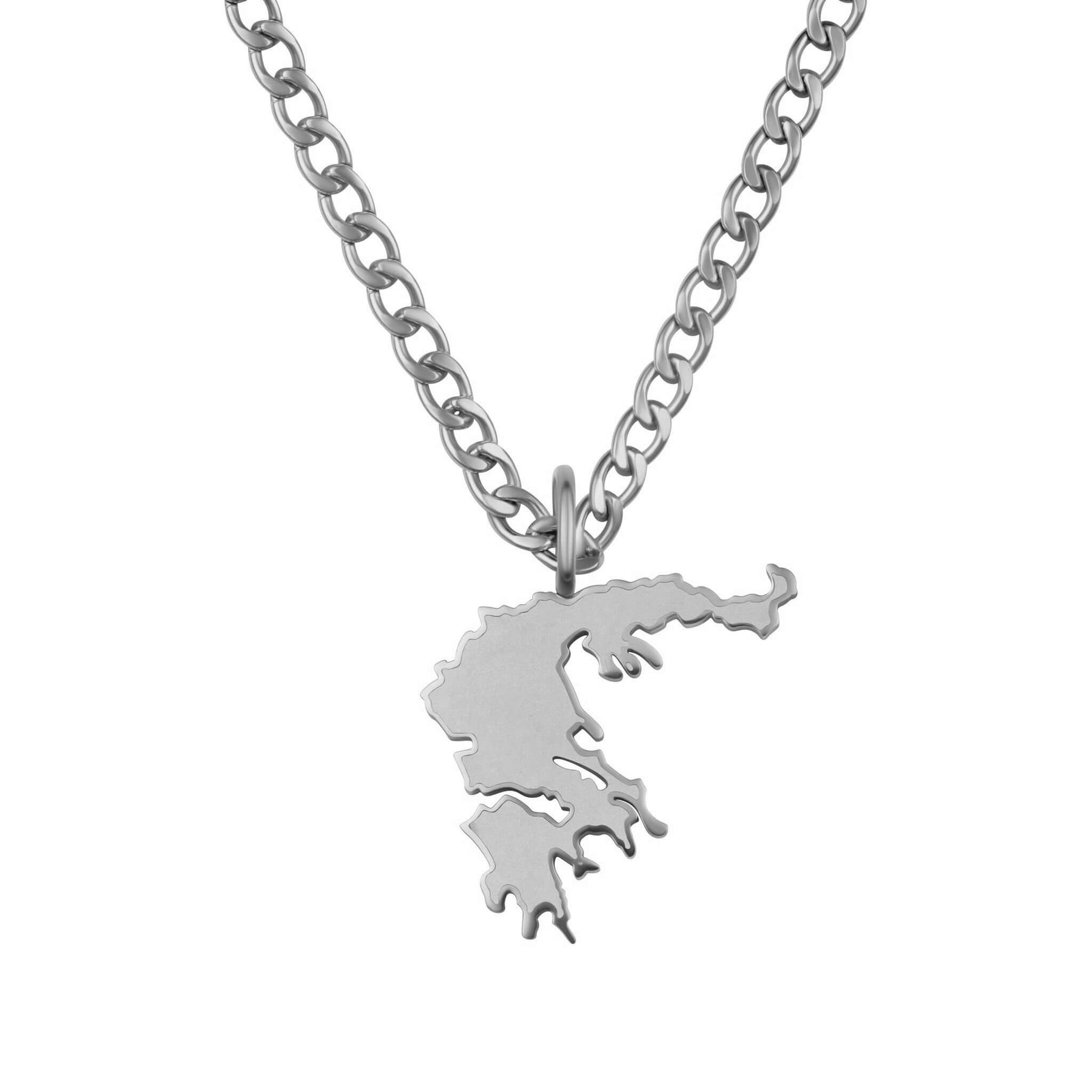 Griechenland Landkartenkette Matt | Herren