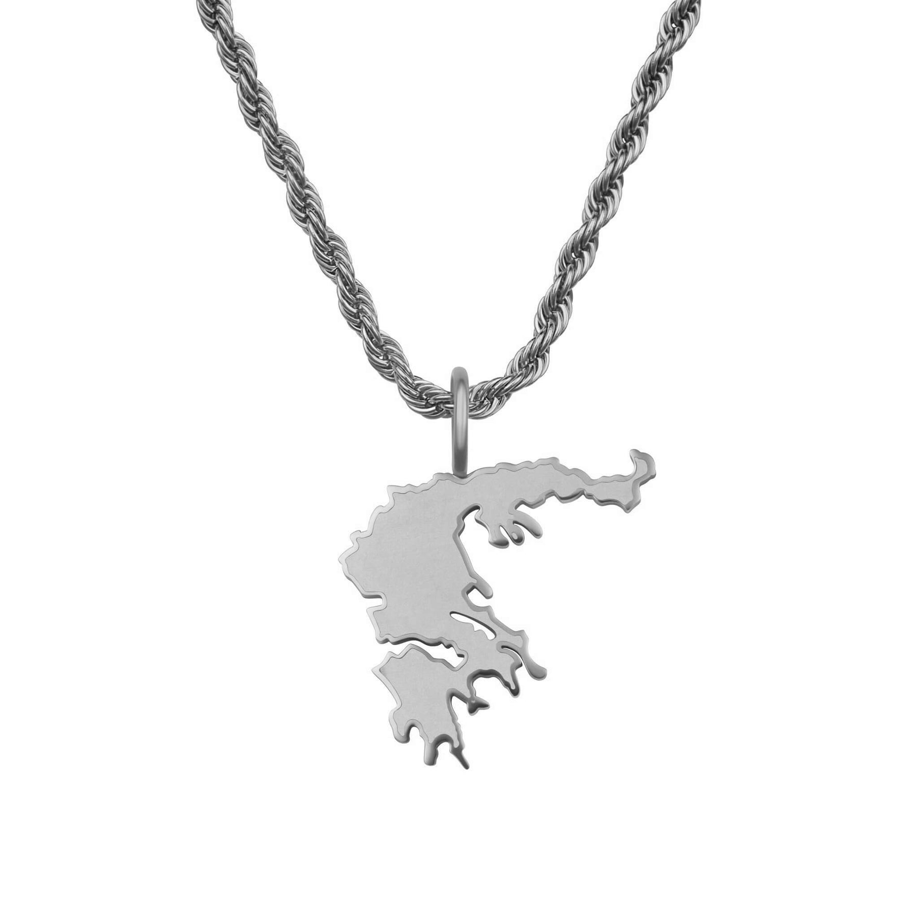 Griechenland Landkartenkette Matt | Herren