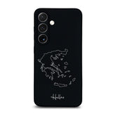 Griechenland Landkarte Handyhülle Samsung S24 Schutzhülle | d'origine