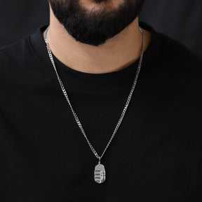 Ungarn Wappen Kette V2 | Herren - Edelstahl