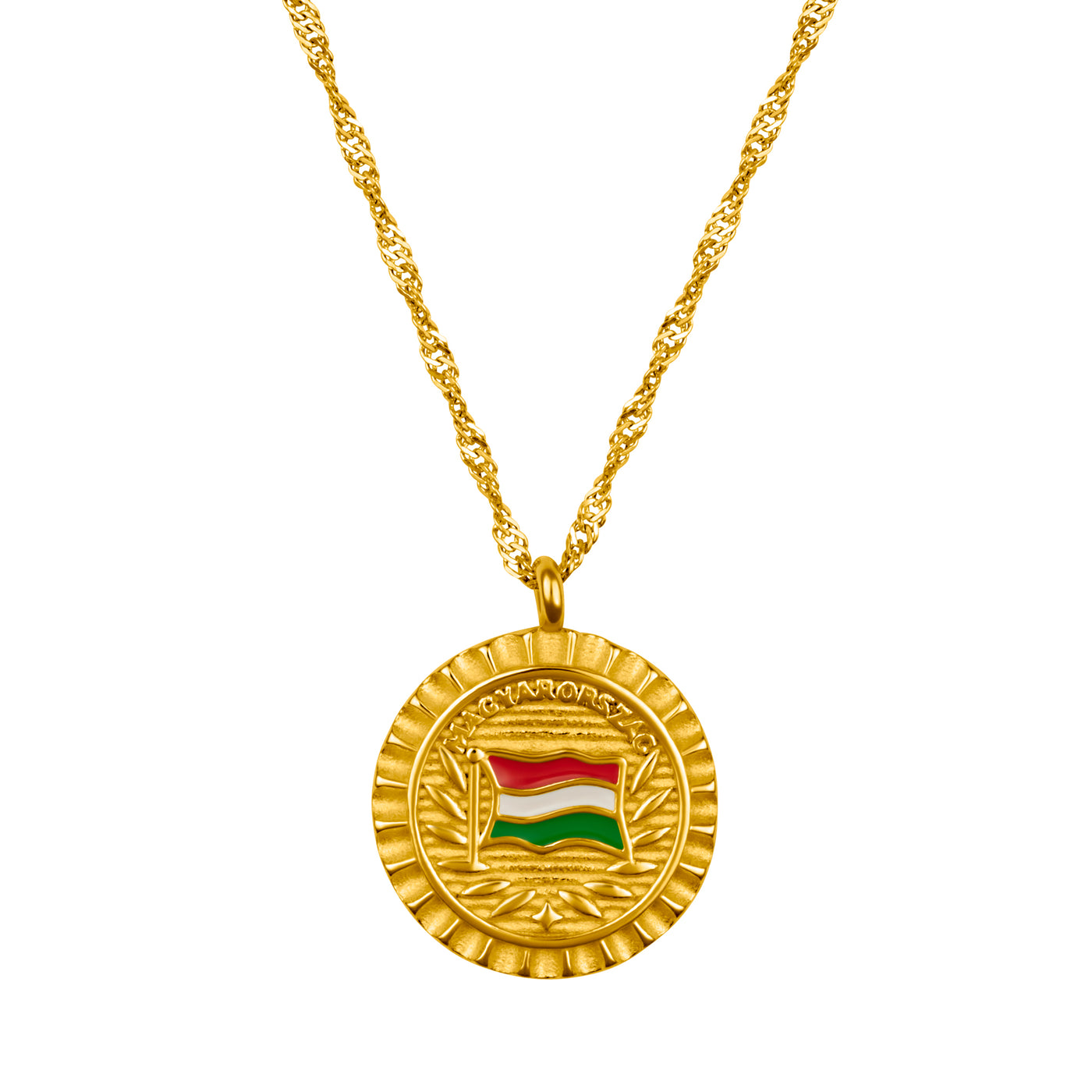 Ungarn Flaggen Kette | Damen