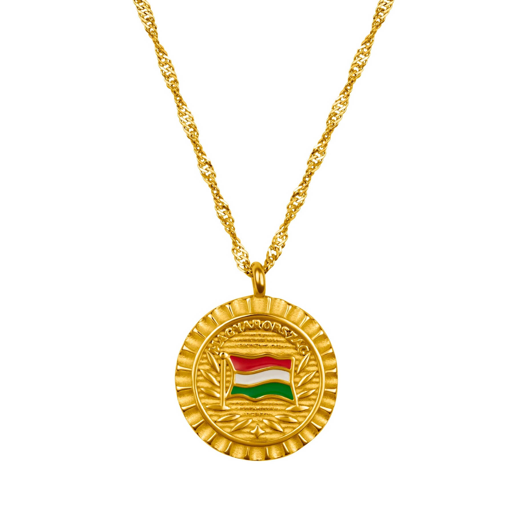 Ungarn Flaggen Kette | Damen