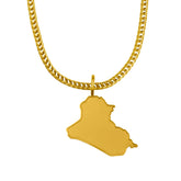 Irak Landkartenkette Matt | Herren
