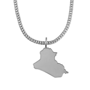 Irak Landkartenkette Matt | Herren