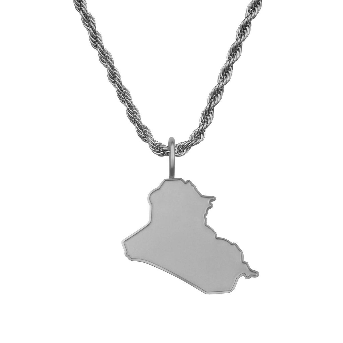 Irak Landkartenkette Matt | Herren