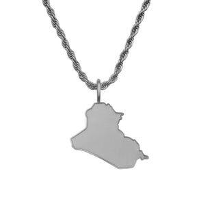 Irak Landkartenkette Matt | Herren
