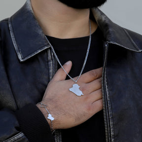 Irak Landkartenkette Matt | Herren